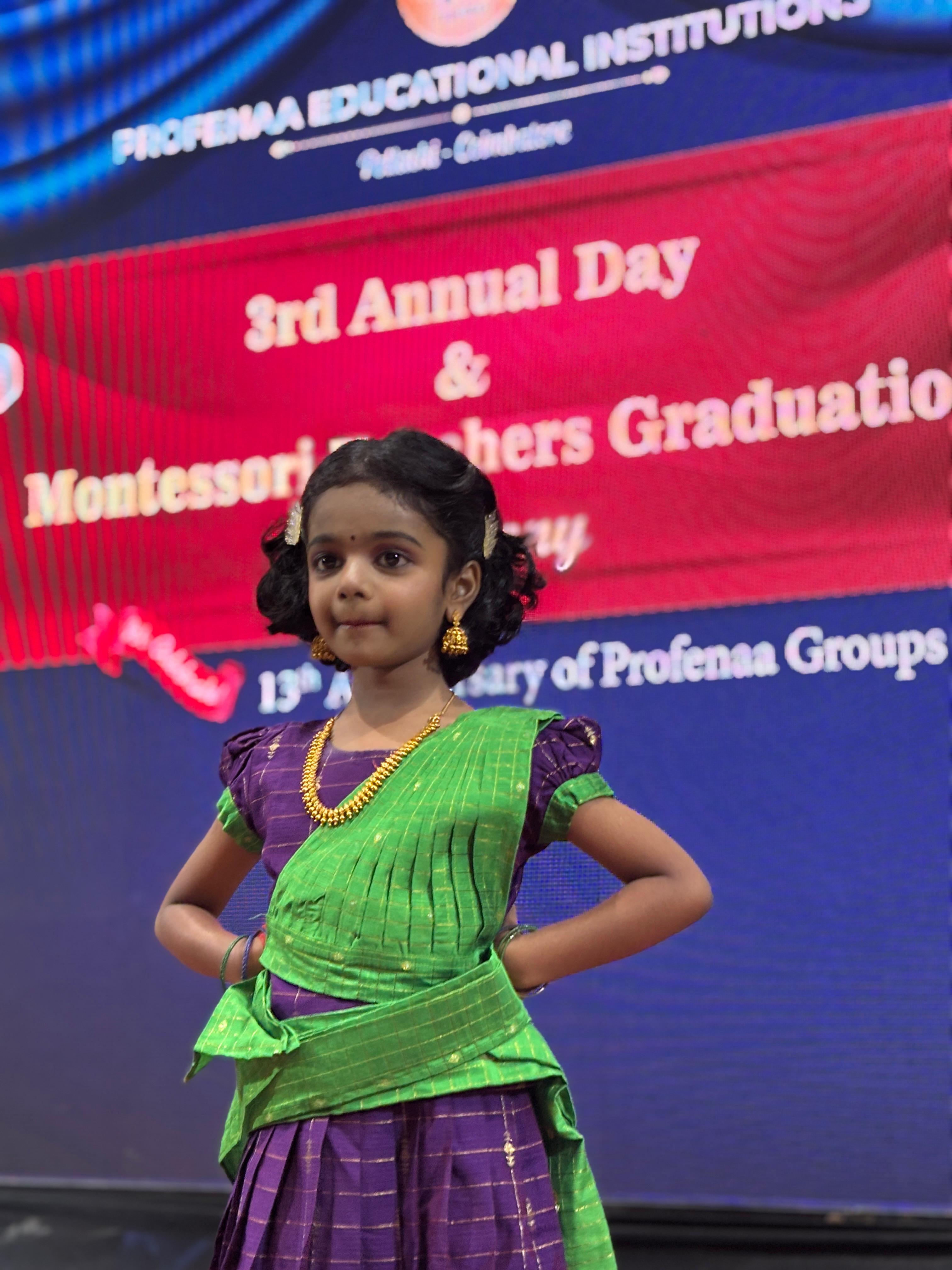 Annual Day dance performance at the best kids school in Pollachi