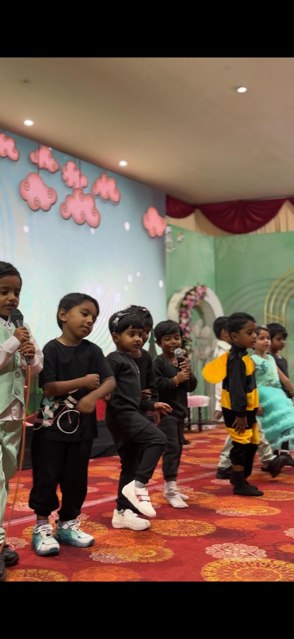 Annual Day stage celebration at the best kids school in Pollachi and Coimbatore