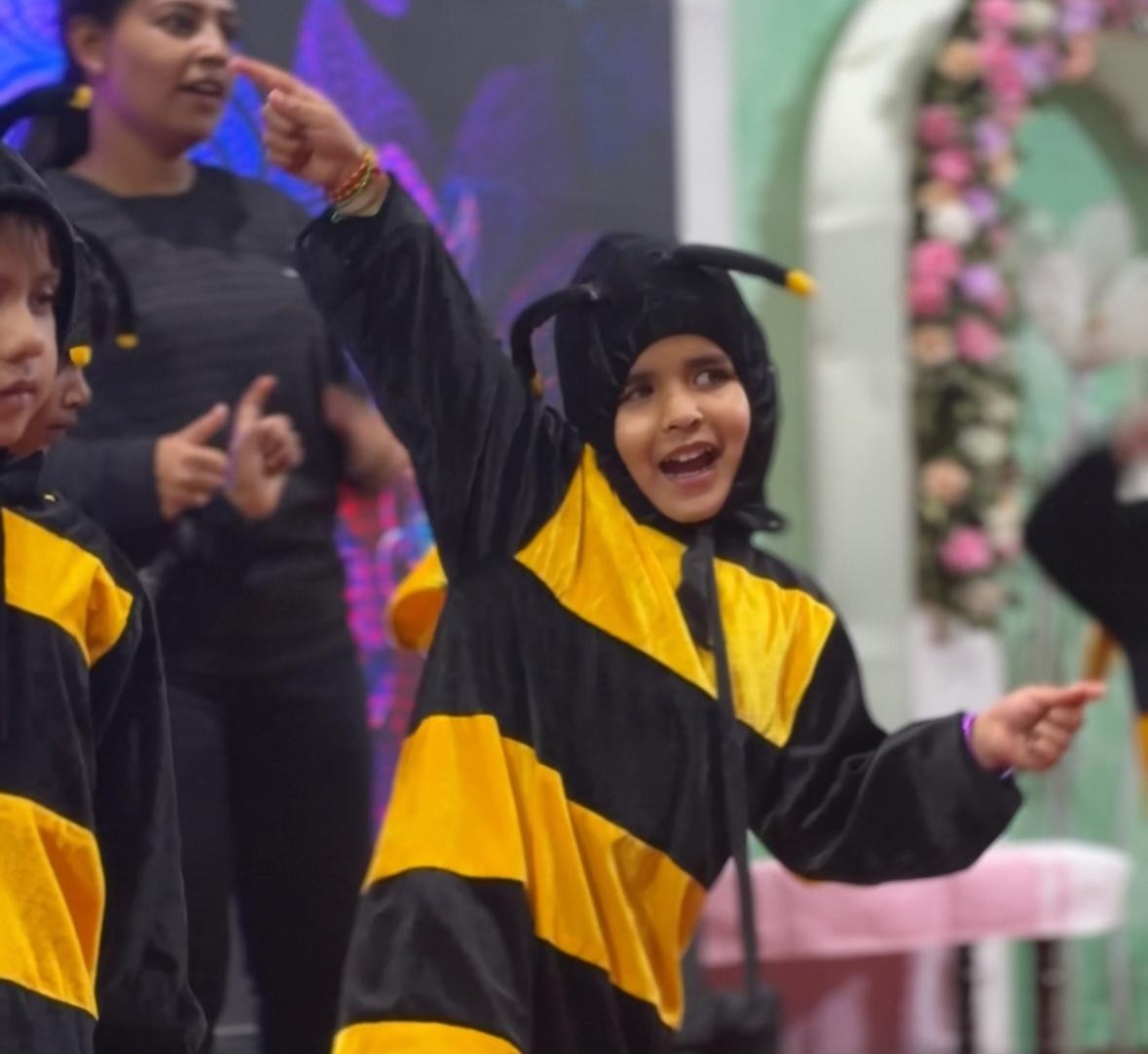 Children dance performance at the best preschool in Pollachi